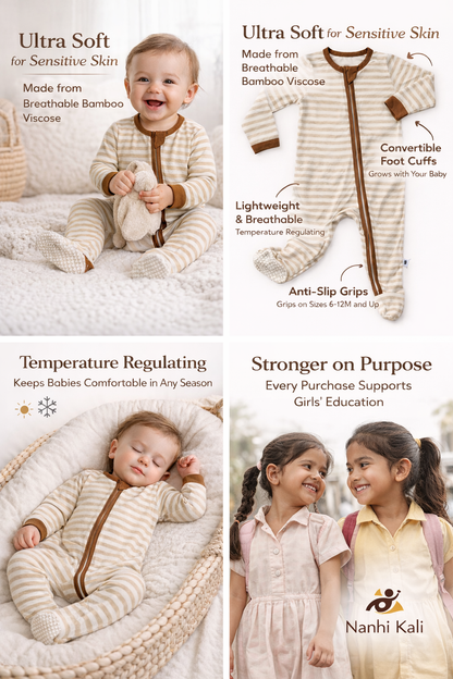 Classic beige stripes